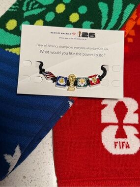 FIFA World Cup 26 Fanfest Host Countries Mascots Charm Bracelet - Multicolor
